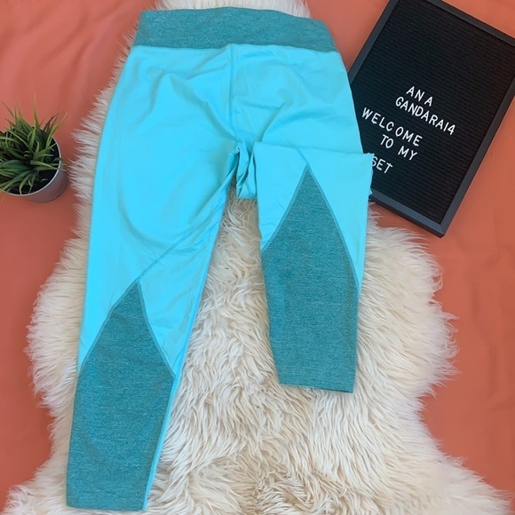 L🆕 WOMEN TEAL ATHLETIC LEGGING - Picture 5 of 5